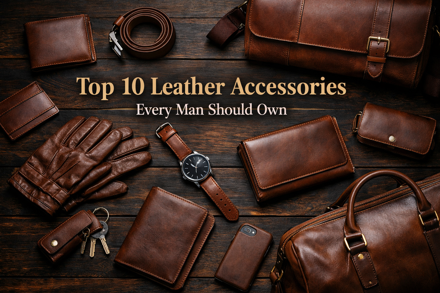 Top 10 Leather Accessories Every Man Should Own